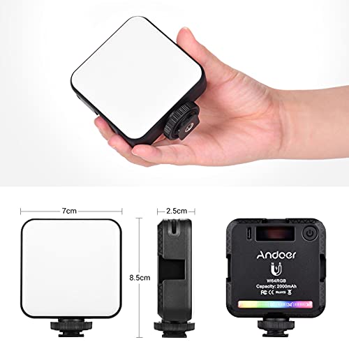 Andoer Kit illuminazione per video a LED RGB