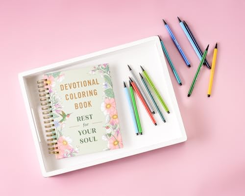 Rest For Your Soul: Devotional Adult Coloring Book (77 Daily Devotions and Coloring Pages to Restore Your Spirit) – The Perfect Gift for Christian Women (Faith Inspired Creativity) - image 3