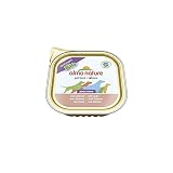 Almo Nature - Bio Organic - Nourriture Humide pour Chiens avec Saumon -Pâté Biologique pour Chiens Adultes: 9 barquettes de 300g