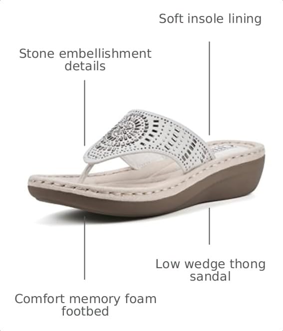 Image of Cliffs by White Mountain Women's Cienna Cushioned Sandal