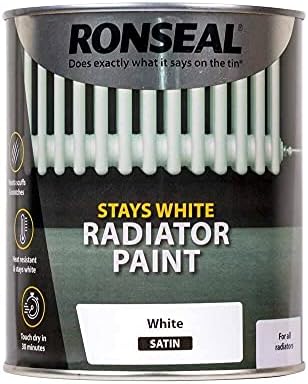 Ronseal One Coat Radiator Paint Satin 750ml White