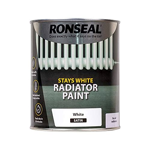 Ronseal Radiator Paint Satin 750ml White