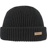 Eisglut Majorg Merino Gorro de Punto, Negro, Talla única Hombres