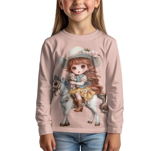 Image of Uourmeti Teens Girls Long Sleeve T Shirts Fall Outfits Boys Active Sportswear Running Tops