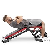 Circuit Fitness 5-Position Utility Weight Bench with Adjustable Seat for Home Gym AMZ-563BN