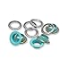 Produktbild Prym 542547 Ösen mit Scheiben, 11 mm, mint/silberfarbig