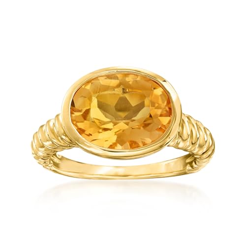Ross-Simons 4.50 Carat Oval Citrine Ring...