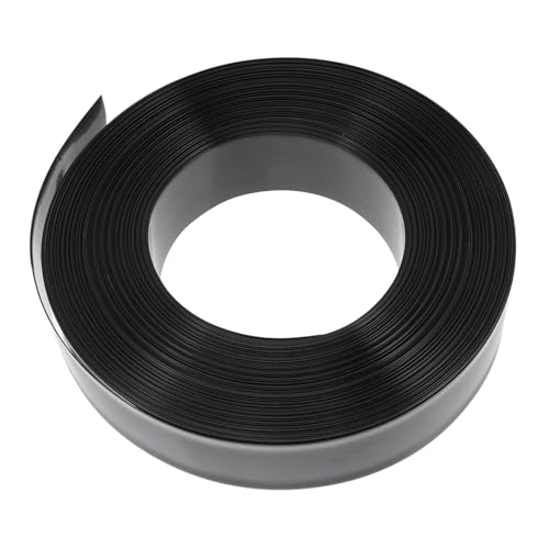 Ipetboom Tubo Termoretráctil PVC Aislante Térmico para Cables Protección Eléctrica y Sellado Resistente para Industria Automoción y Electrónica Negro Aplastado