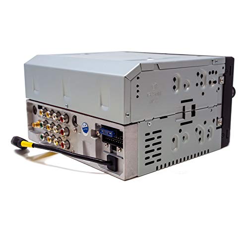 Jensen VX7228 6.2" LED Backlit LCD Multimedia Touch Screen Double Din Car Stereo with Built-in Navigation, Bluetooth, SiriusXM Ready & USB/microSD Ports