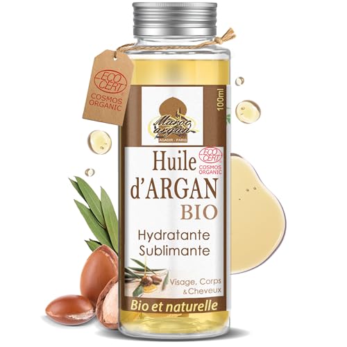 Huile D’Argan BIO Certifiée ECOCERT du Maroc - Anti-rides et