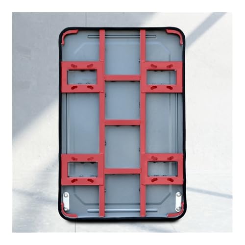 Carretilla plegable para carga ligera con 4 ruedas miniatura 7