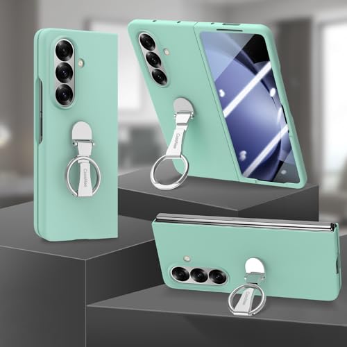 Coque Samsung Galaxy Z Fold 7 antichoc à anneau rotatif et vitre intégrée