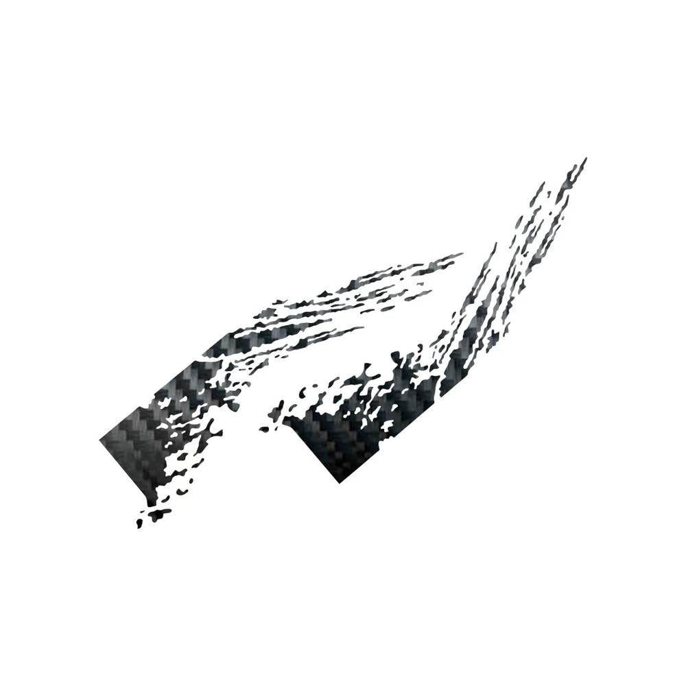 Door Side Stickers Truck Graphics Splash Grunge Decor Decals Trunk Vinyl Covers(Carbon Fiber)