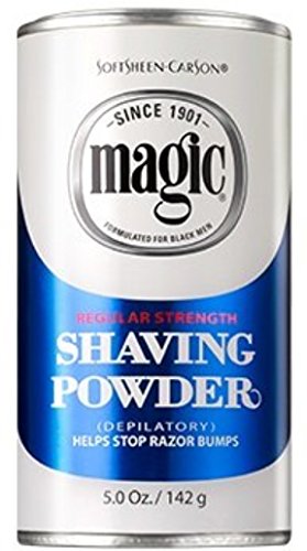 Magic Shaving Powder Blue Regular Strength 5 oz (Pack of 5)