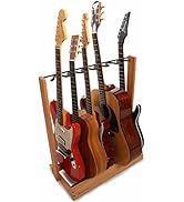 Gitaar Accessoires Opslag Guitar Lab Multi-Gitaarstandaard Van Eikenhout – Voor 5 Gitaren Beschermend Rubber Geen Krassen