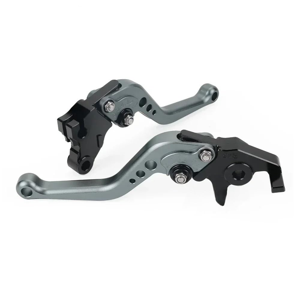 Beqlxta Short Titanium Brake Clutch Adjustable Lever​ 2024 450Nk Motorycle Folding Extendable Brake Clutch Lever For 450Ss 450Sr 450Srs 450Clc 450 Controls Handle Levers(Short Titanium)