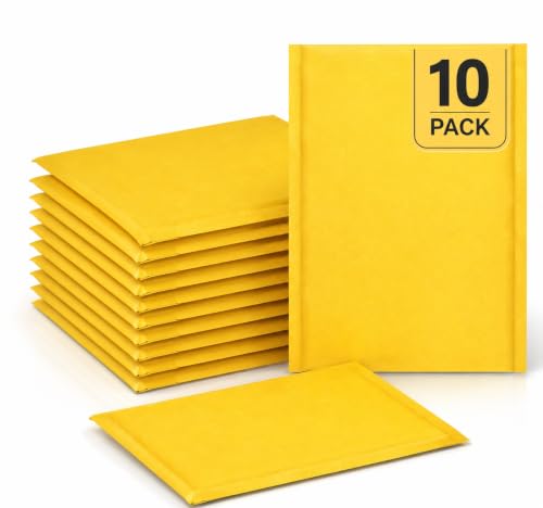 A3 A4 A5 Padded Envelopes Bubble Mailers Postal Bags Protective Wrap Cushioned Mailing Envelopes for Documents & Parcels(10xA5)