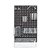 Azar Displays 900940-BLK The DIY Multi-Purpose 10-Piece Pegboard Wall Organizer Kit with One Panel and Accessory Assortment: Hooks, Bins, Headband Holder, Cylinder and Cups. Peg Wall Storage System