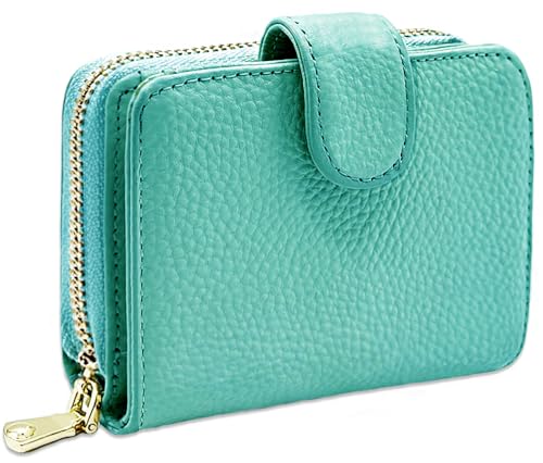 Beurlike Women's RFID Credit Card Wallet Organizer Case Leather Ladies Small Security Card Holder