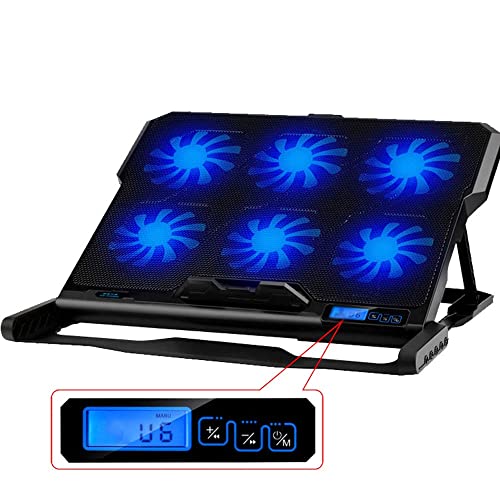 Base para Laptop con 6 ventiladores silenciosos para laptops hasta 17 pulgadas miniatura 1