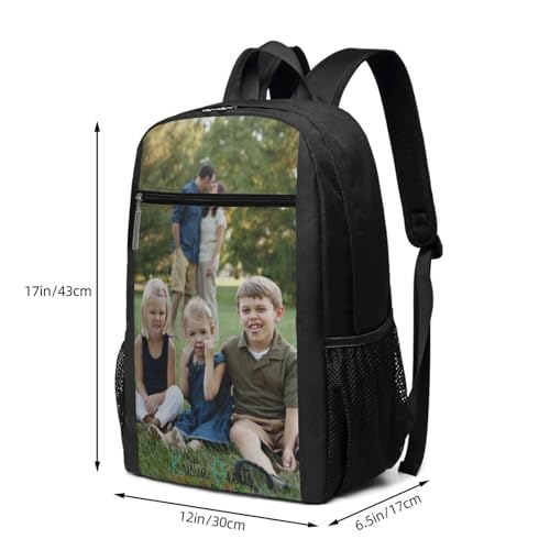 Custom Backpack Personalized Laptop Backpack for Men Women Customized Photo Logo Text Backpacks for Travel Work Camping 17inch2