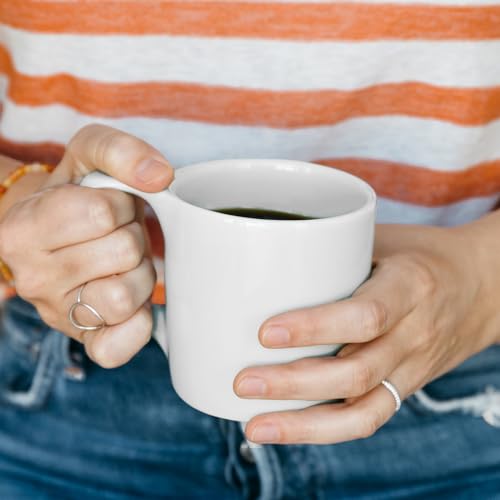 Taza de porcelana Lino notNeutral 10 oz blanca miniatura 4
