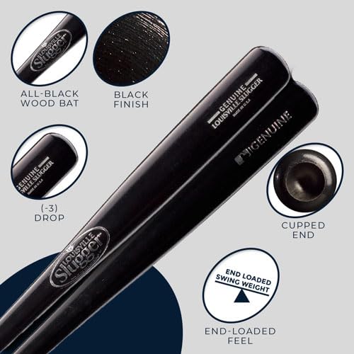 Louisville Slugger WBL269001034 Genuine Mix Black Baseball Bat thumb #3