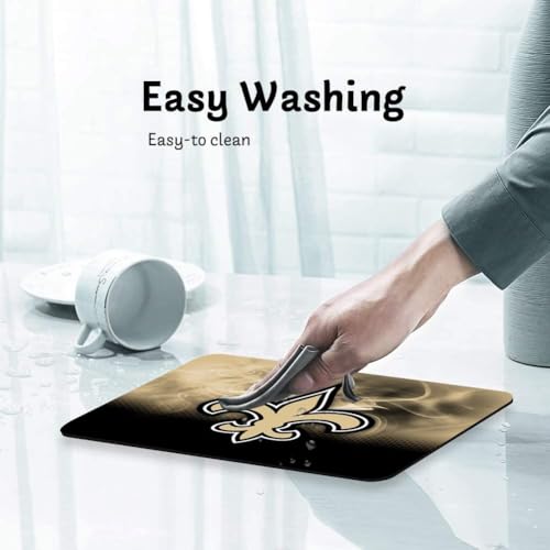 ZYJTEK Gaming Mouse Pad for Football Sports Fans,Gold Design Non-Slip Rubber Base Square Mousepad for Computers Laptop Desk Mat