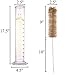 1000ml Glass Graduated Cylinder Measuring Bottle Single Metric Scale with Cleaning Brush