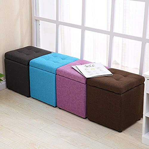 Tabouret small cube avec coffre de rangement pour petits espaces - 4