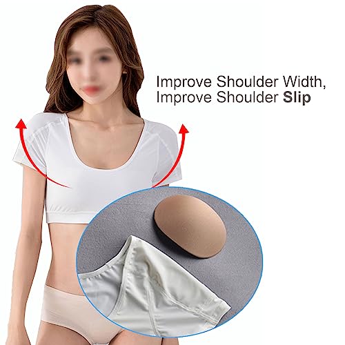 Sexy Breathable Fake Shoulders Padded Vest to Improve Slippery, Narrow, Collapsed Shoulders4