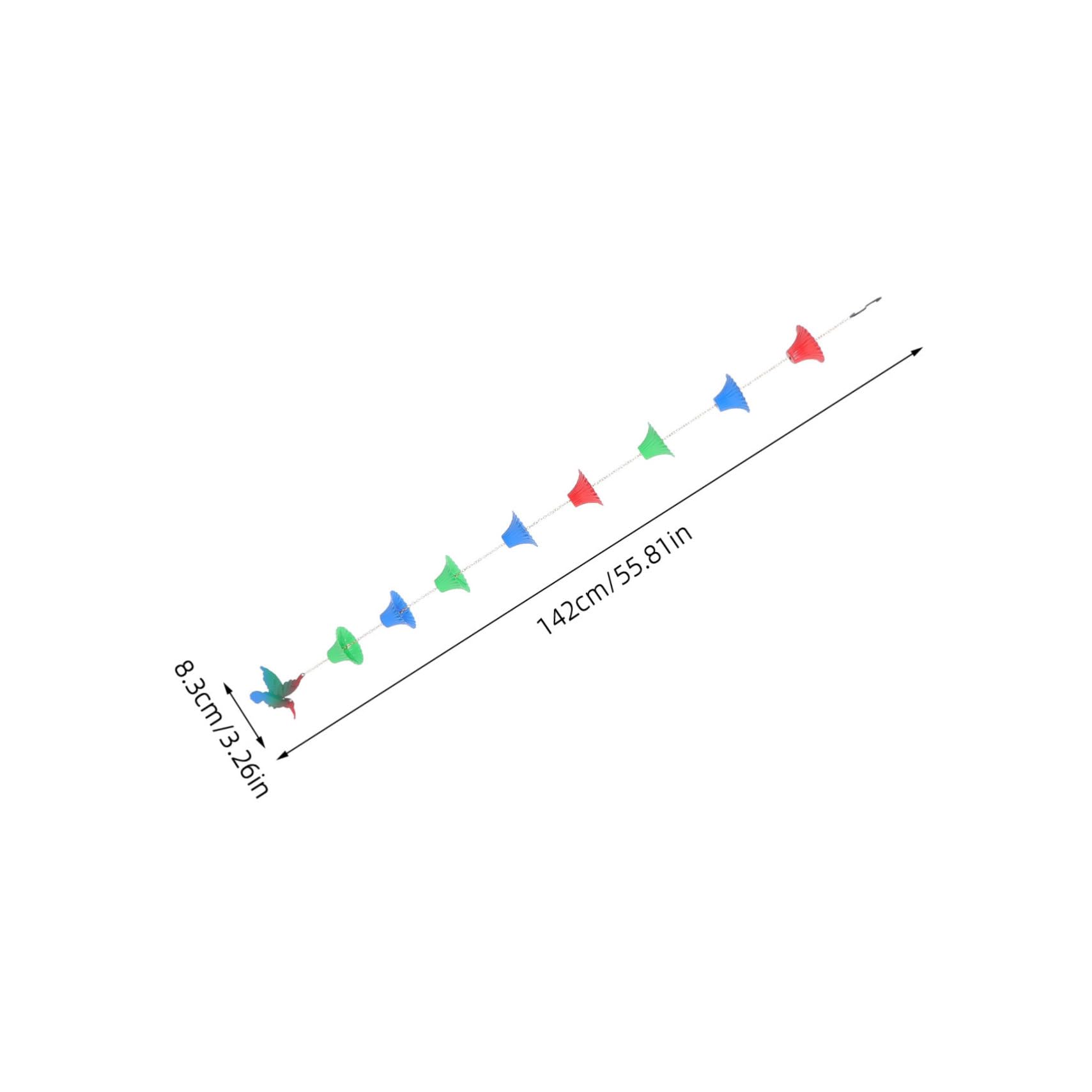 Cabilock Hanging Rain Chain for Gutters Decorative Rain Chain with Cups Unique Outdoor Garden and Balcony Decor Easy Installation for Courtyards Creative Design for Cozy