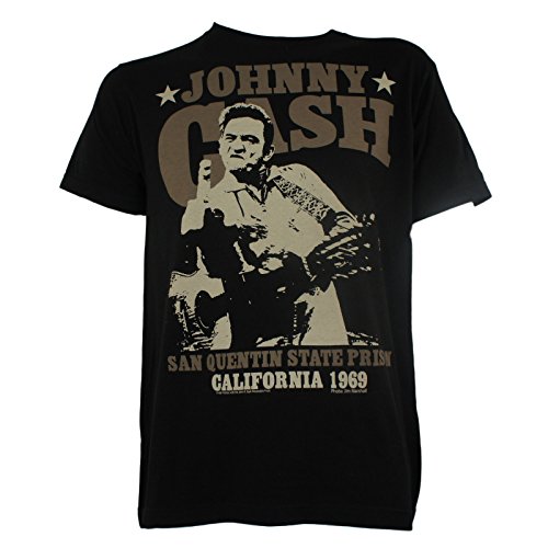 T-shirt Johnny Cash Outlaw Finger Homme l'Esprit Rebelle du Rock