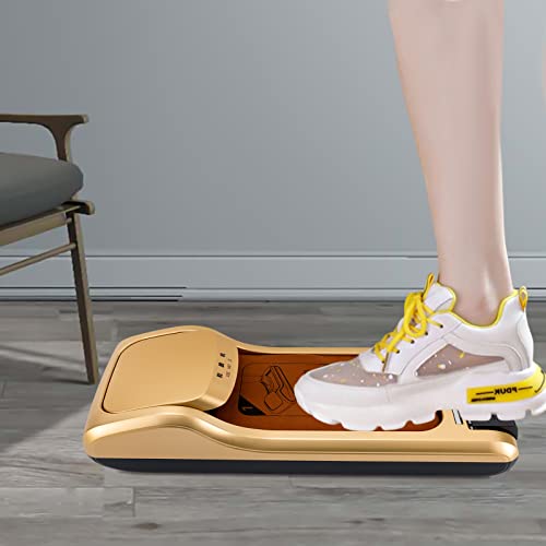 Shoe Cover Dispenser, Automatic Shoe Cover Machine, Automatic Disposable Shoe Covers Dispenser Shoe, with 3 Rolls Shoe Film, Protect Floor Shoe Cover Machine for House Office Hospital Factory