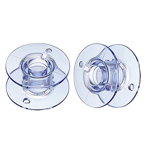 DREAMSTITCH 821038096 20 Pcs Clear Plastic Bobbins for Pfaff Sewing Machine 821038096