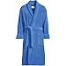 Lands' End Mens Calf Length Terry Robe Muted Cobalt Blues Regular Medium