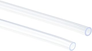 MECCANIXITY PVC Transparent Hose Vinyl Tubing 4x6mm and 5x7mm 6.6ft Flexible Lightweight for Water Tube