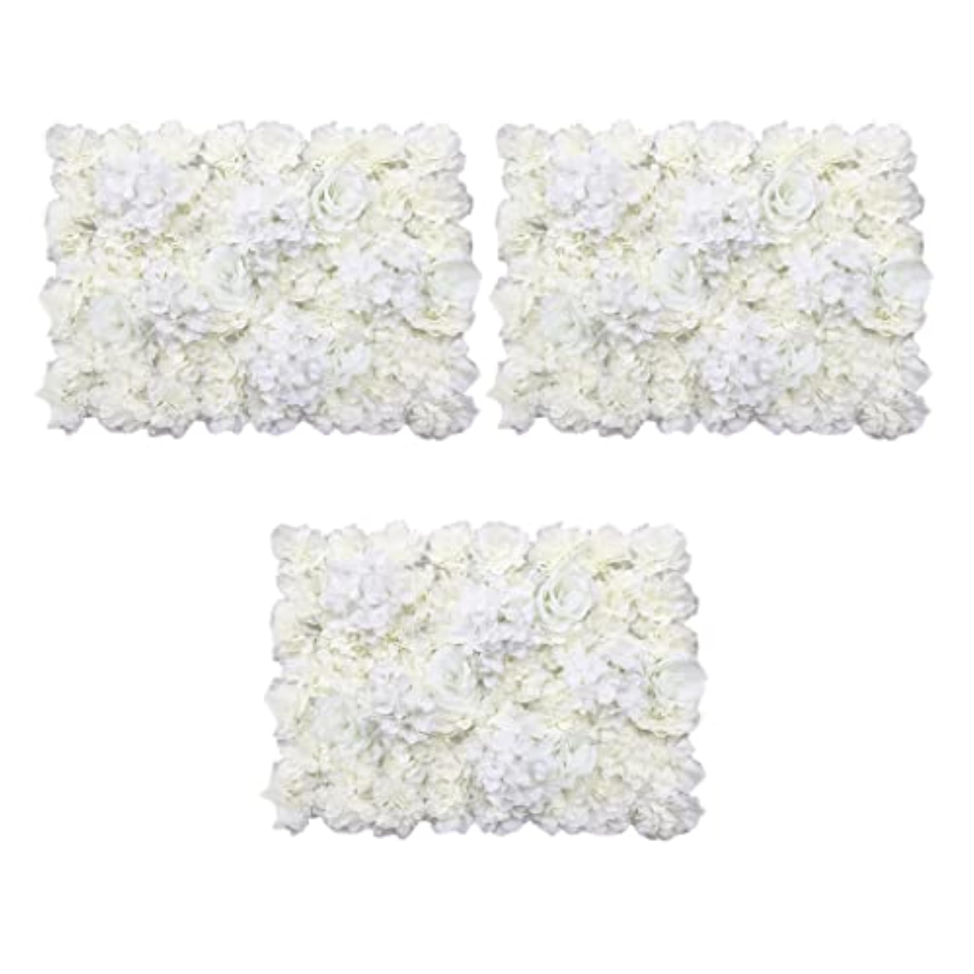 3 Pieces Artificial Flower Wall Wedding Decor