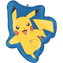 Anagram Pokemon Pikachu Foil Balloon 27 Inch SuperShape Perfect Decoration for Kids Birthdays and Themed Parties