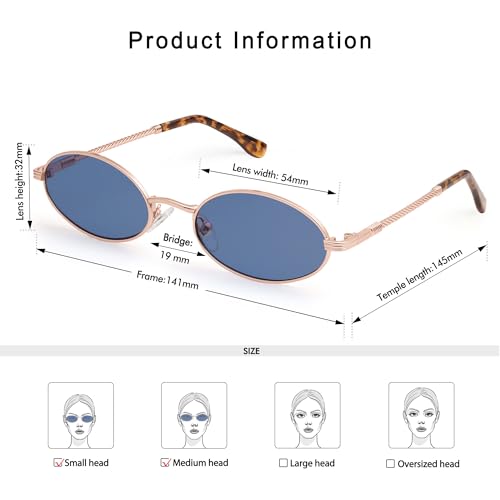 Retro Oval Cat Eye Sunglasses for Women Y2k Trendy Narrow 90s Sunnies Designer Sun Glasses AP3721