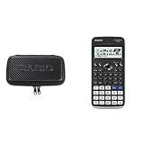 Casio FX-570SPXII- Calculadora científica, Recomendada para el Curriculum español y portugués, 576 Funciones + FX-Case-CB-BK Funda Protectora versión Carbono