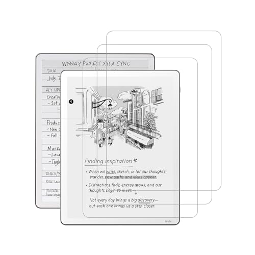 RSAquar 3 Pack Paper-Feel Screen Protector for 2025 Kindle Scribe 11