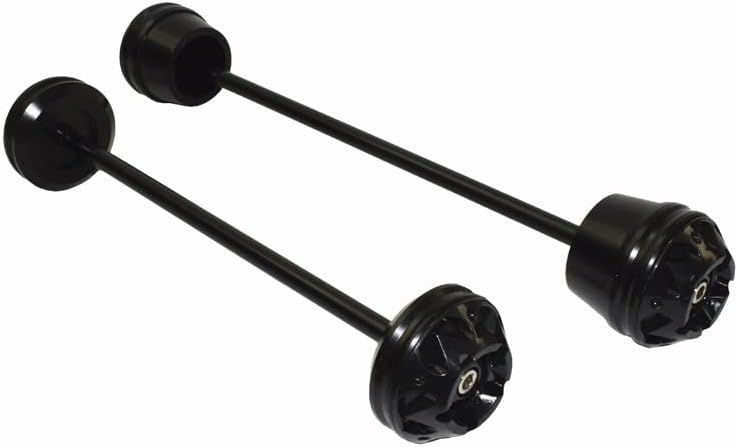 Front & Rear Wheel Fork Axle Slider Cap Crash Protector for Yamaha MT-07 FZ-07 FZ07 MT07 XSR 700 2014 2015 2016 2017 2018 2019 2020 (Black)