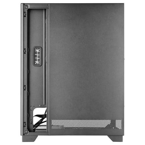 Tacens SAGITTA20, Obudowa PC ATX, Wyświetlacz LED z Temperaturami w Czasie Rzeczywistym, 3x Wentylatory 120mm, Boczne Szkło Hartowane, Przednia Metalowa Siatka Przeciwkurzowa, CableHatch, Czarny