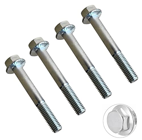 TERF® M6 X 30mm Serrated Flanged Hex Head Bolt M6 (6mm) X 30mm Serrated Flanged Hexagonal Head Set Screw Bolts - Pack of 10