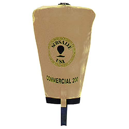 JCS Subsalve USA Commercial Lift Bag with Dump Valve, Tan Polyurethane, 200 LB Capacity
