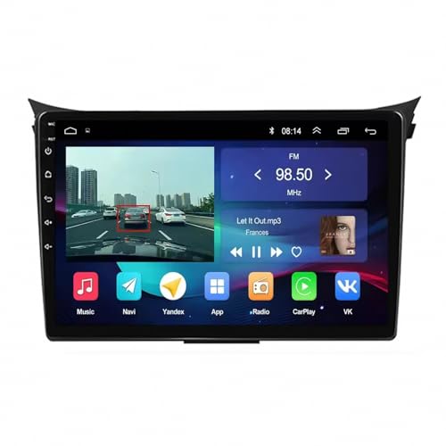 Pantalla Carplay coche para Hyundai i30 con Android Auto inalámbrico y GPS