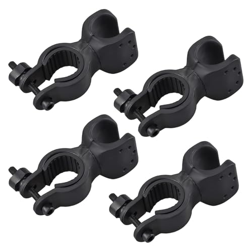 JIUCHAOTONG Lot de 4 supports de canne pour déambulateur, porte-béquille, support de canne, support de canne pour fauteuils roulants, déambulateurs,...