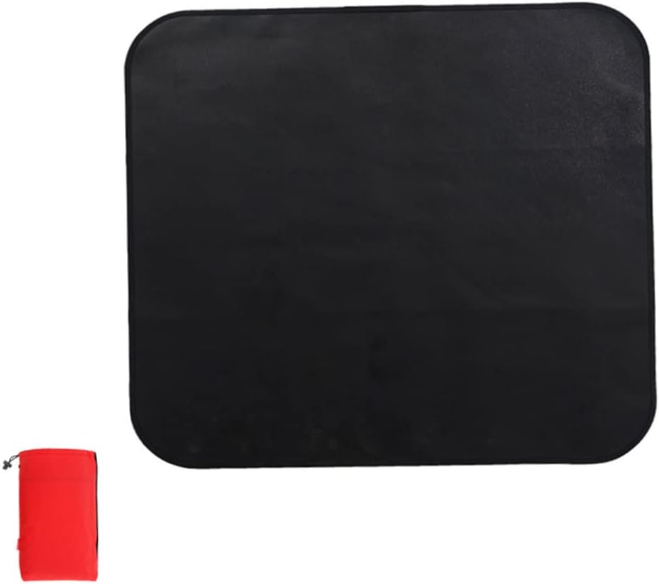 Jorzer Grill Mat Picnic Heat Insulation Pad Fireproof Grill Mat Camping Floor Protective Rug 60x52cm. : Patio, Lawn & Garden