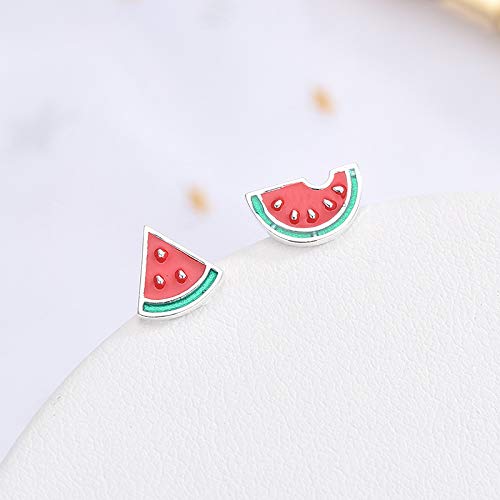 Rnivida 925 Sterling Silver Watermelon Stud Earrings Jewelry Gifts for Women3